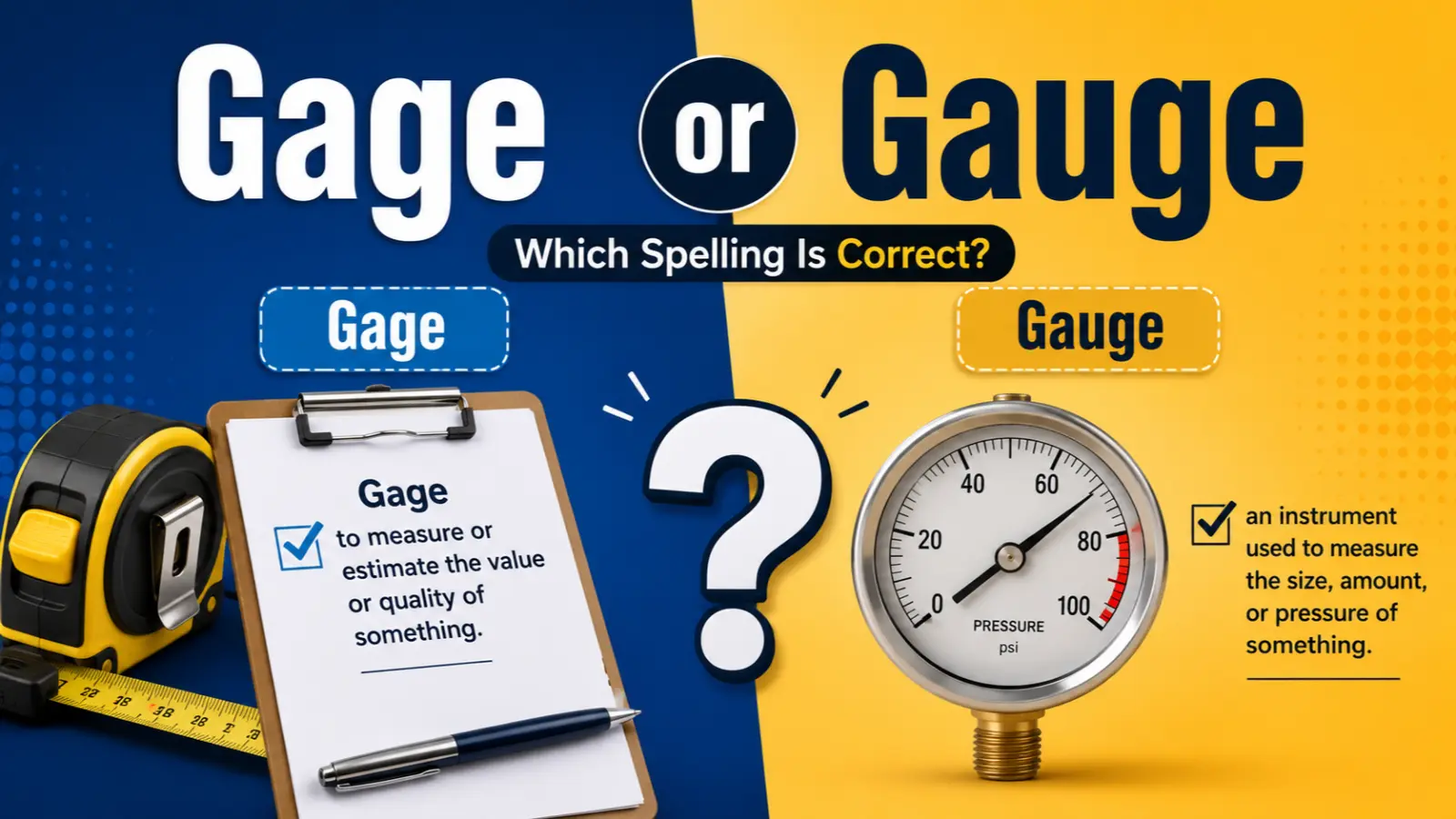 Gage or Gauge