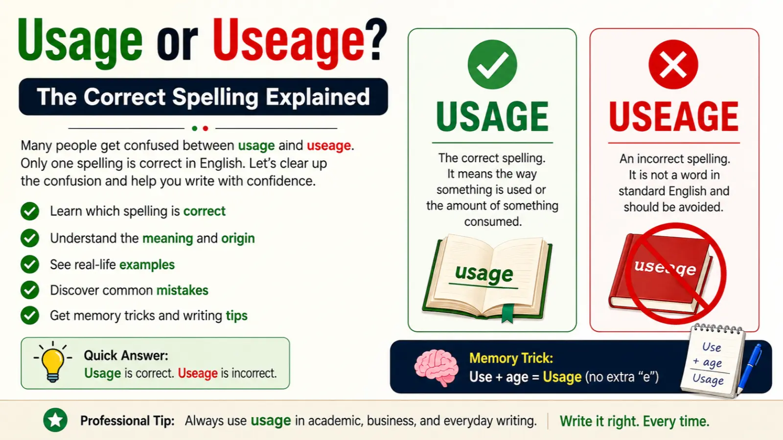 Usage or Useage