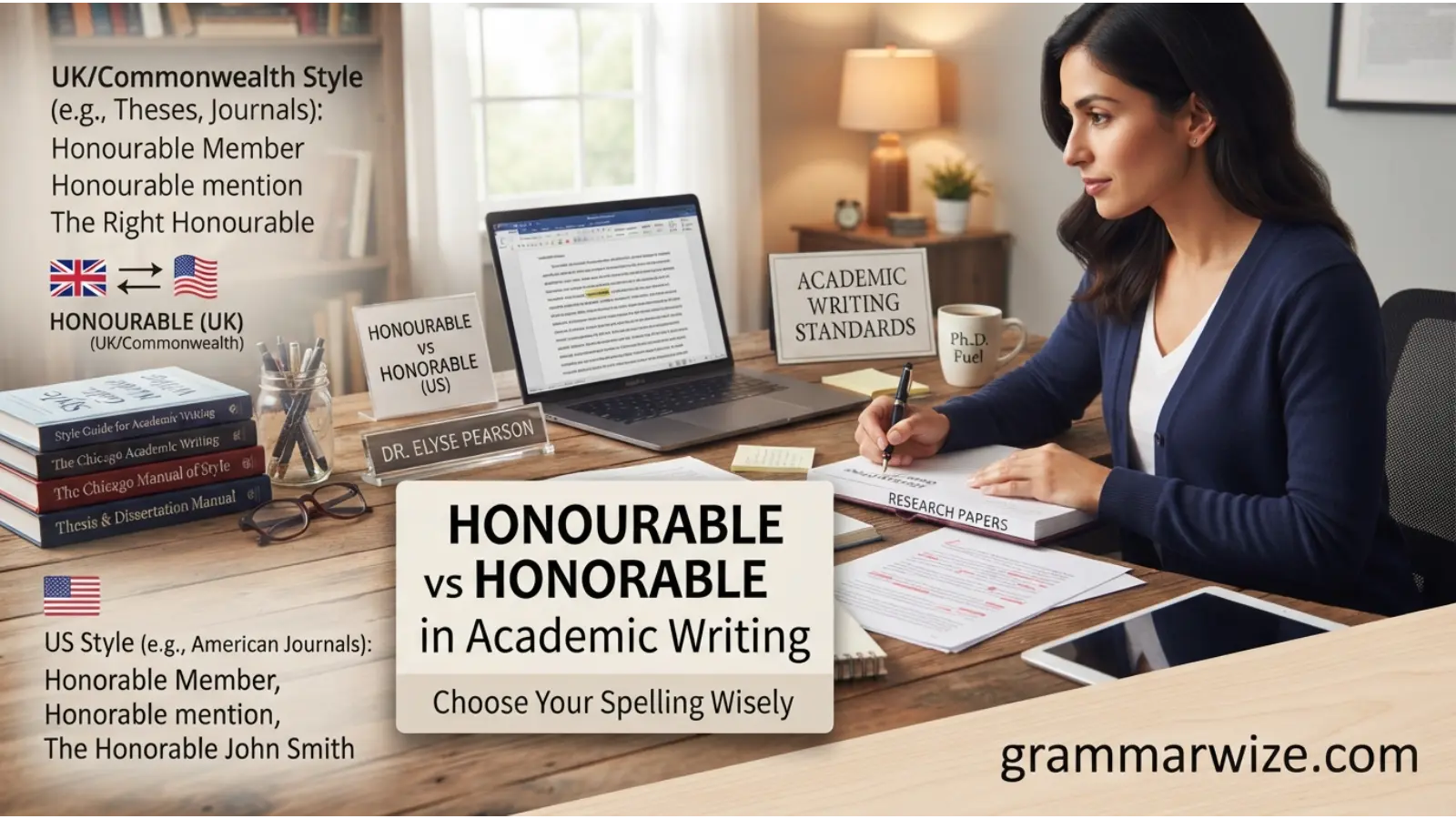 Honourable vs Honorable in Academic Writing