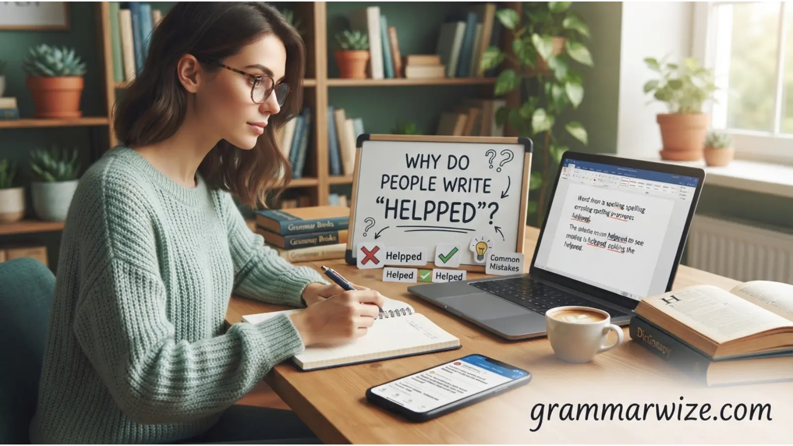 Why Do People Write "Helpped"?
