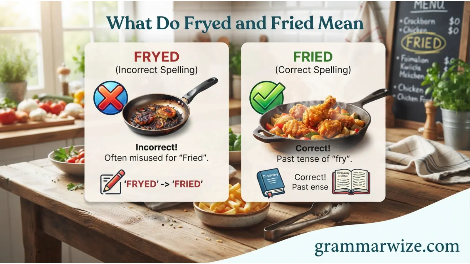 What Do Fryed and Fried Mean