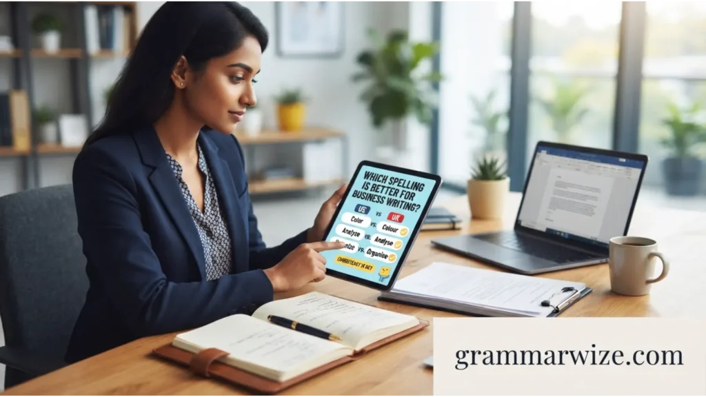 Which Spelling Is Better for Business Writing?
