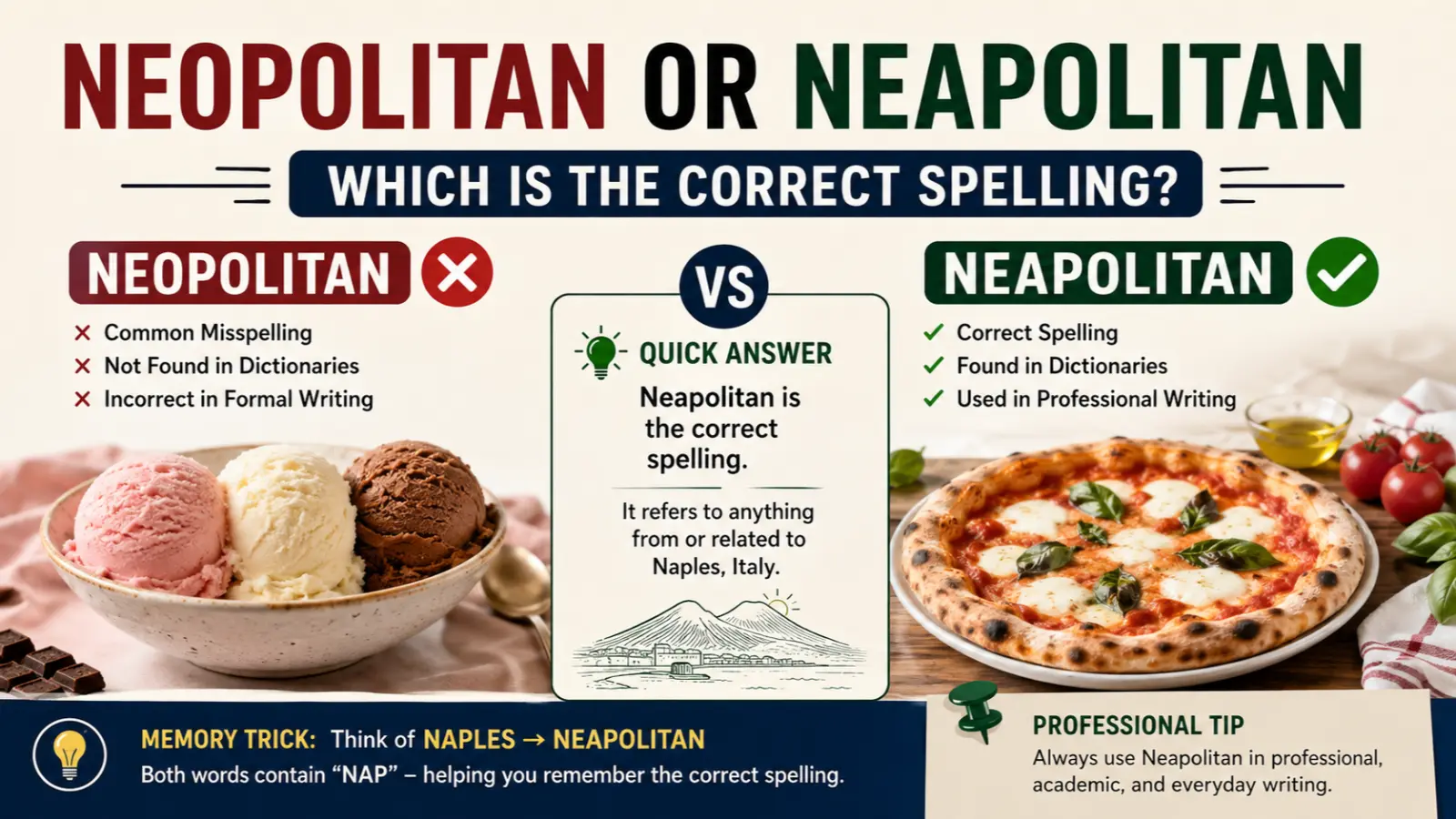 Neopolitan or Neapolitan