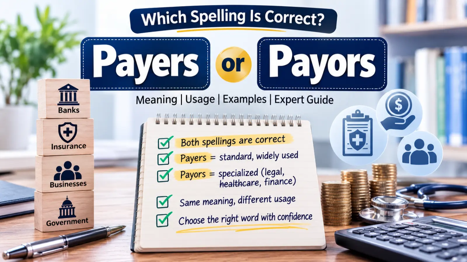 Payers or Payors