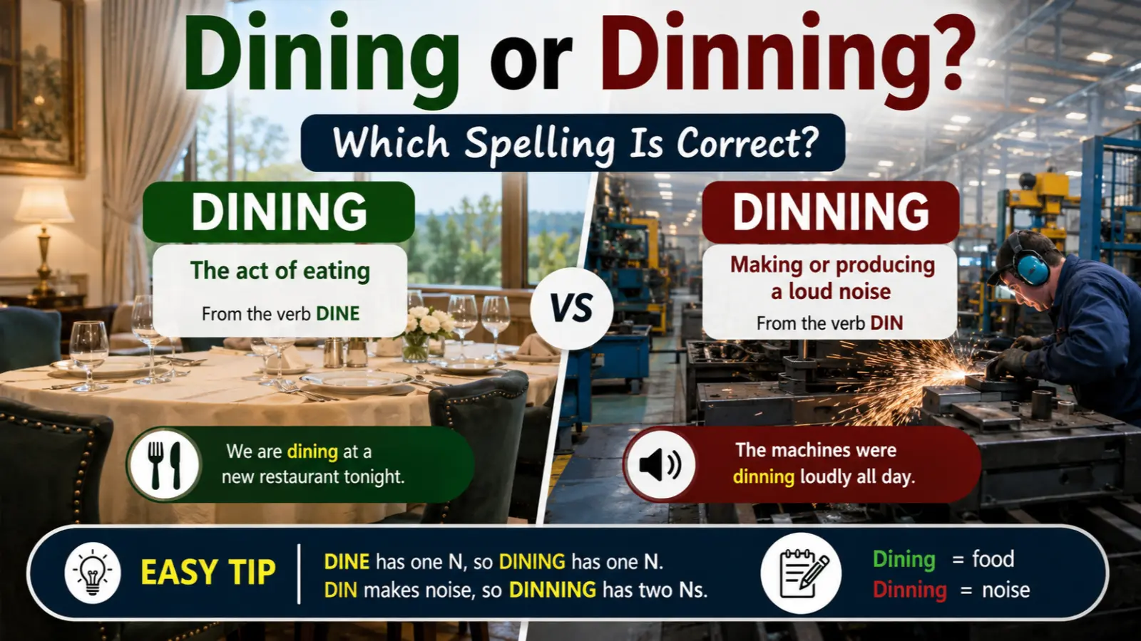 Dining or Dinning