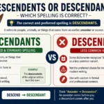 Descendents or Descendants