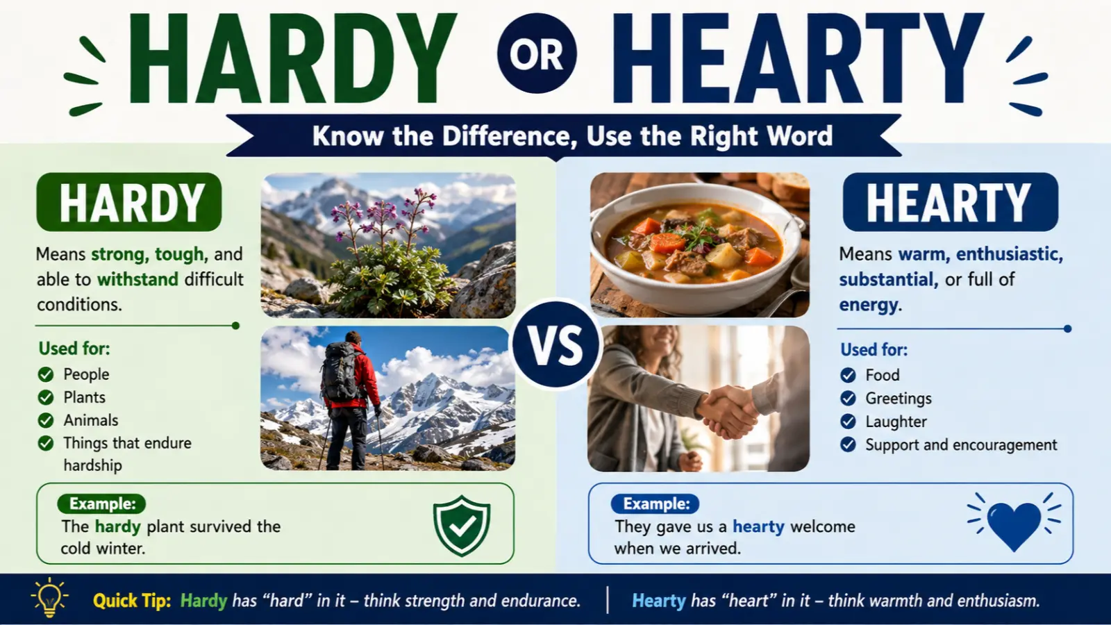 Hardy or Hearty