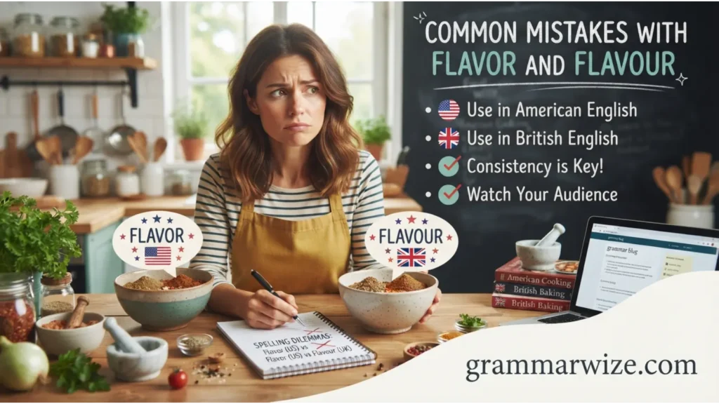 Common Mistakes With Flavor and Flavour