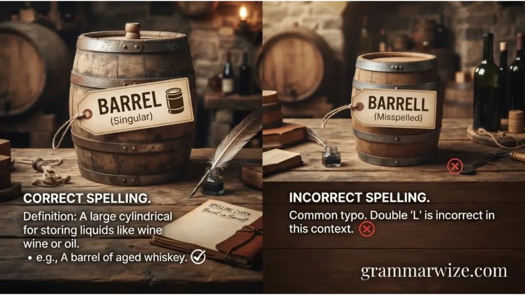 Barrel vs Barrell Comparison
