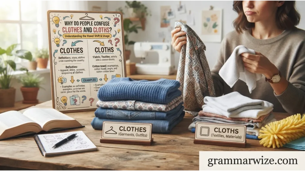 Why Do People Confuse Clothes and Cloths?