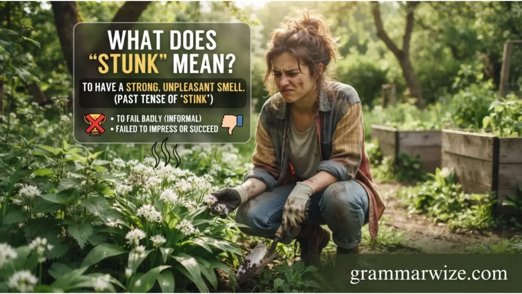 Meaning of Stunk