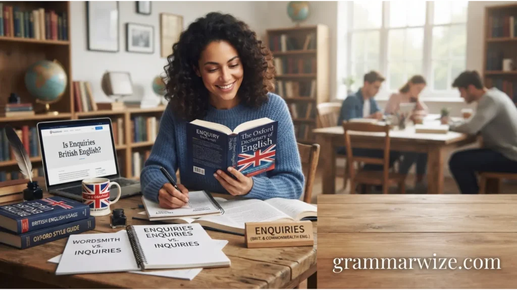 Is Enquiries British English?