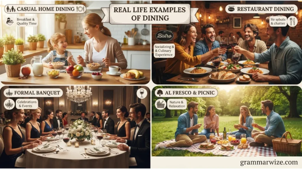 Real Life Examples of Dinning