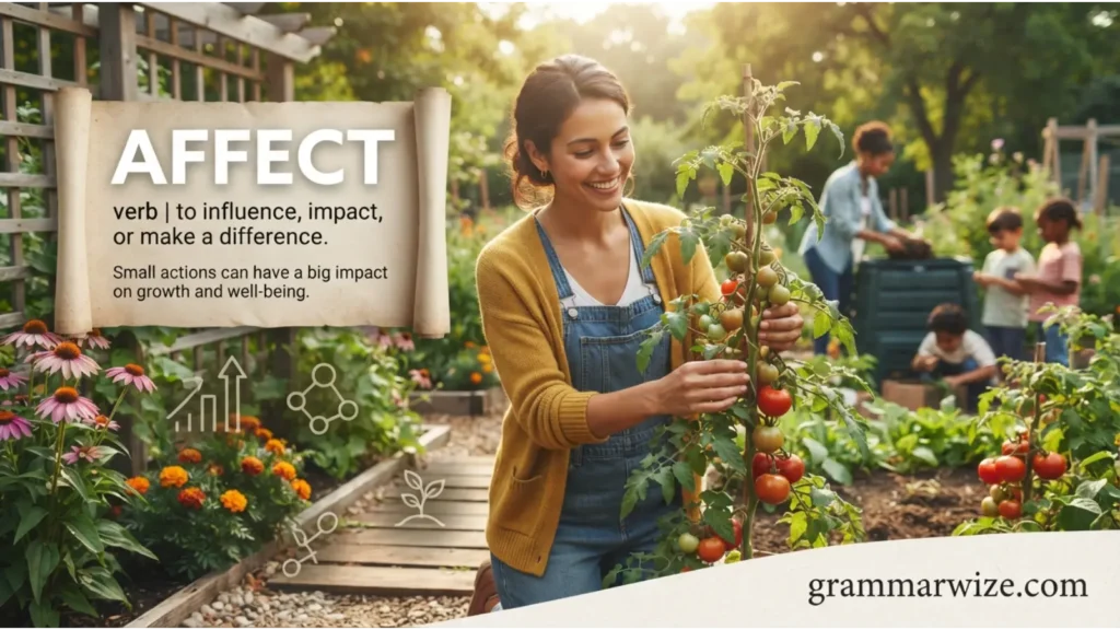 Affect as a Verb