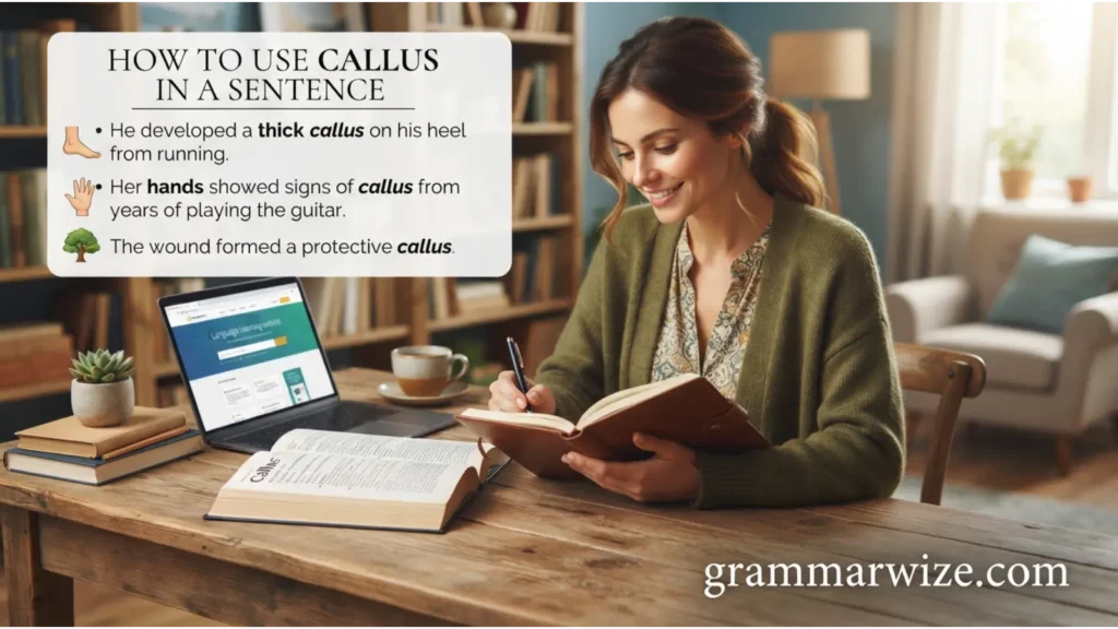 How to Use Callus in a Sentence