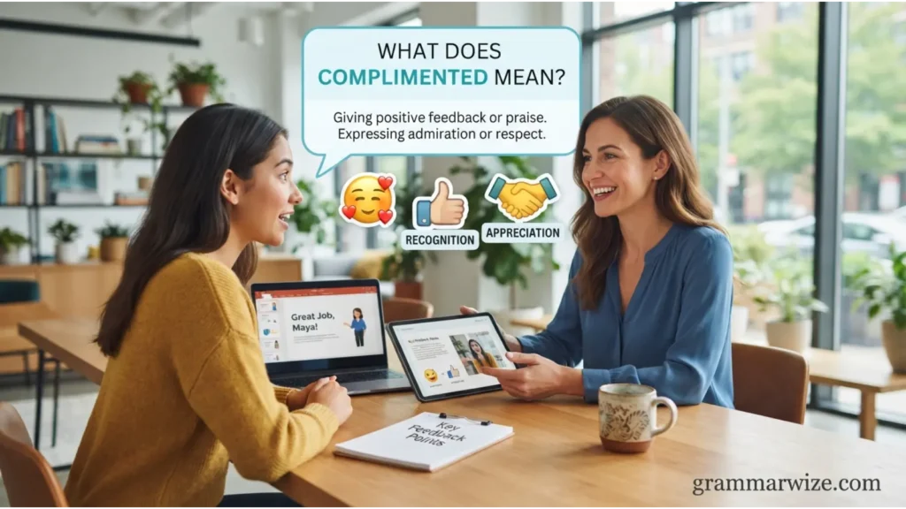 What Does Complimented Mean?