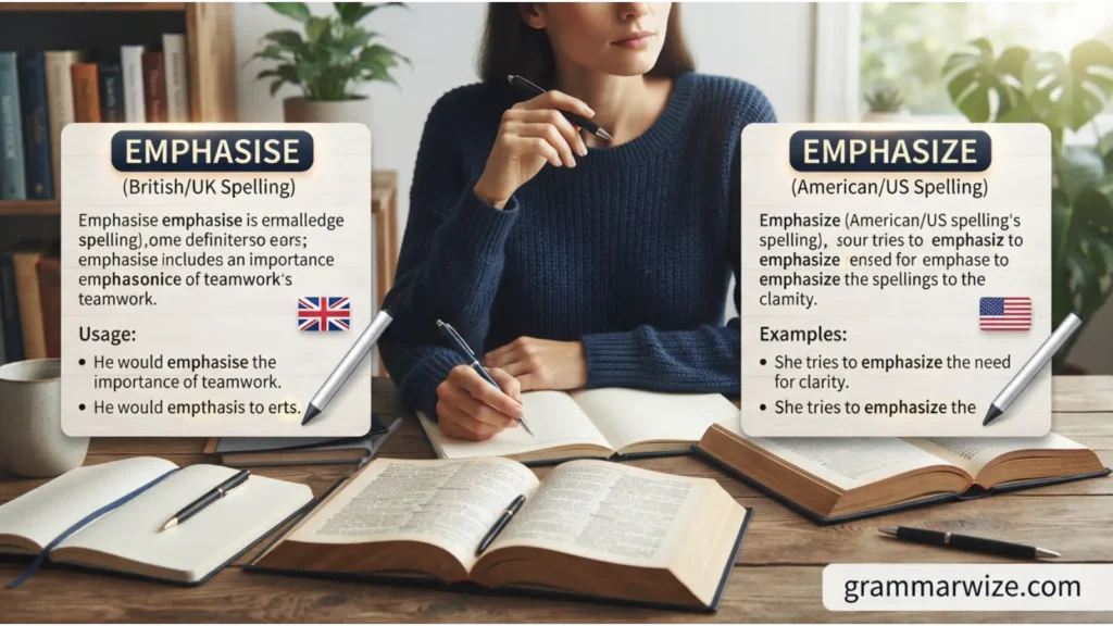 Emphasise vs Emphasize at a Glance