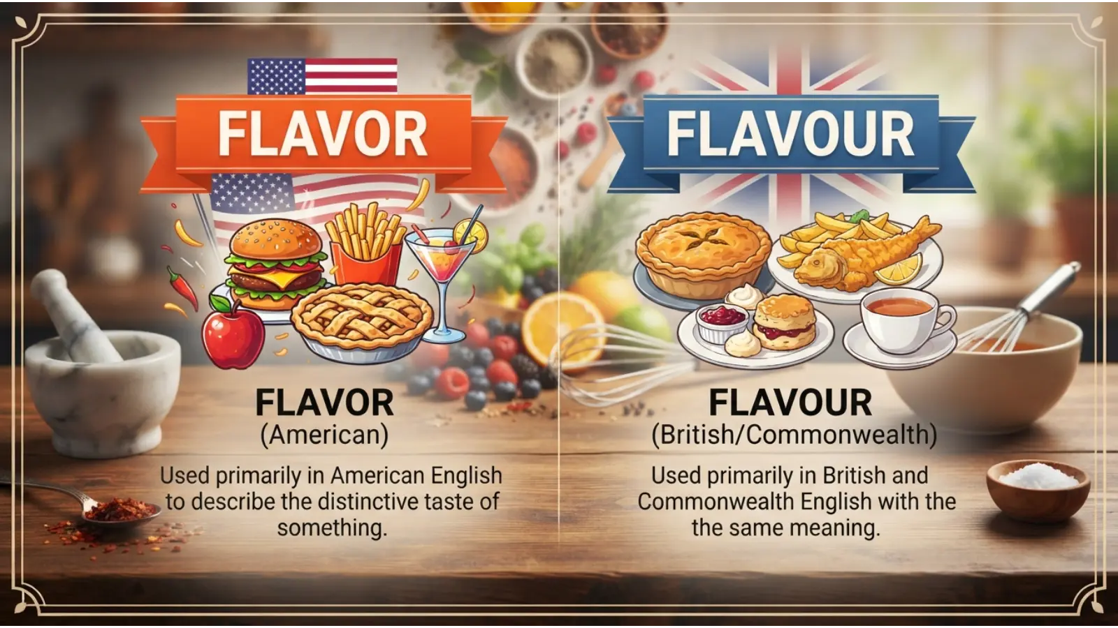 Flavor or Flavour