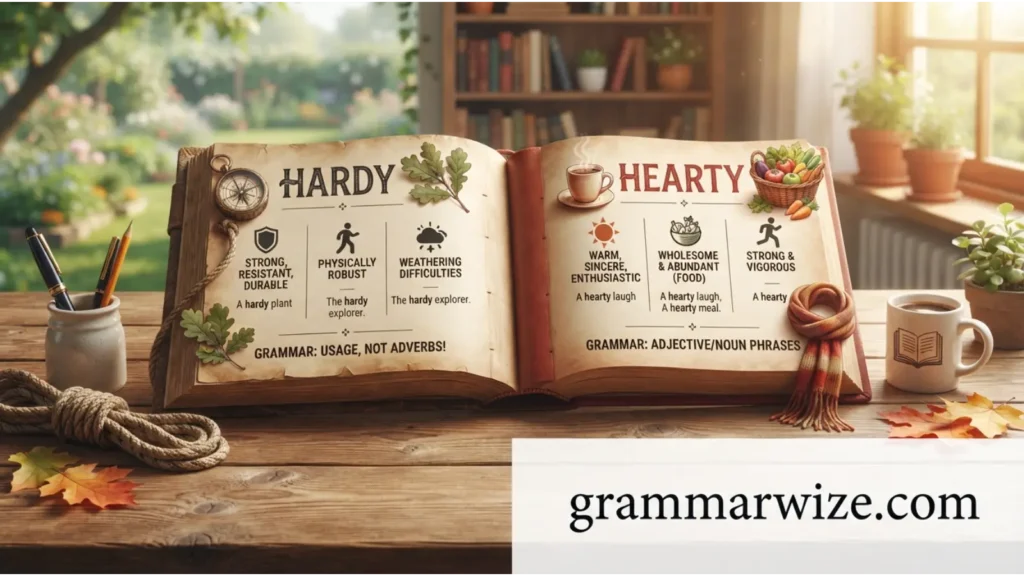 Grammar Rules for Hardy and Hearty