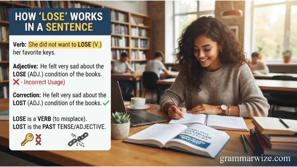 How Lose Works in a Sentence