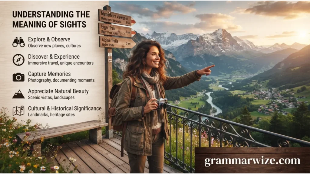 Meaning of Sights