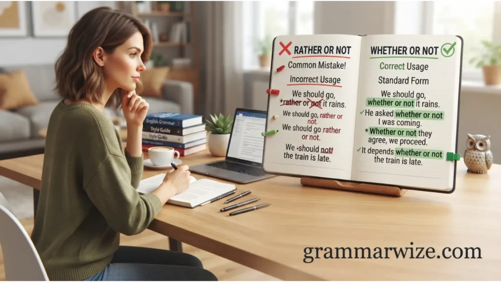 Rather or Not vs Whether or Not Examples