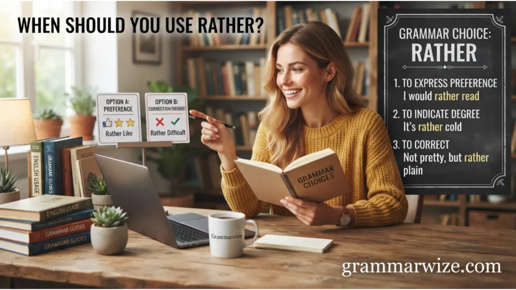 When Should You Use Rather?