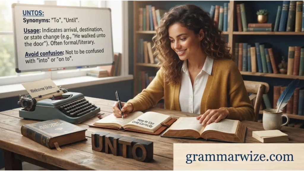 How to Use Unto Correctly