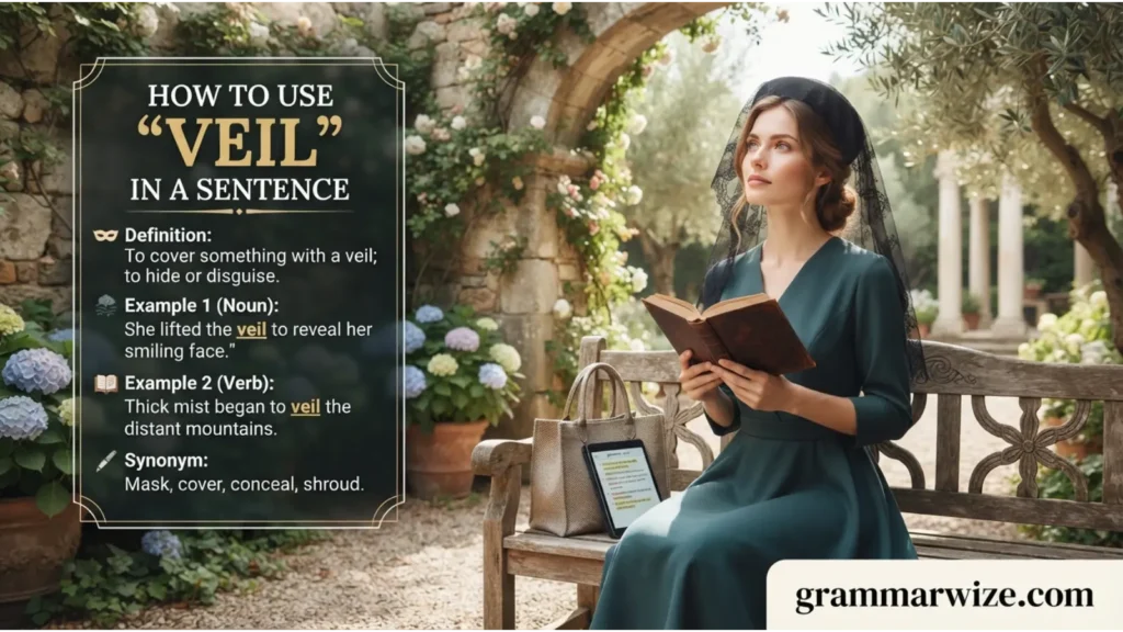 How to Use Veil in a Sentence