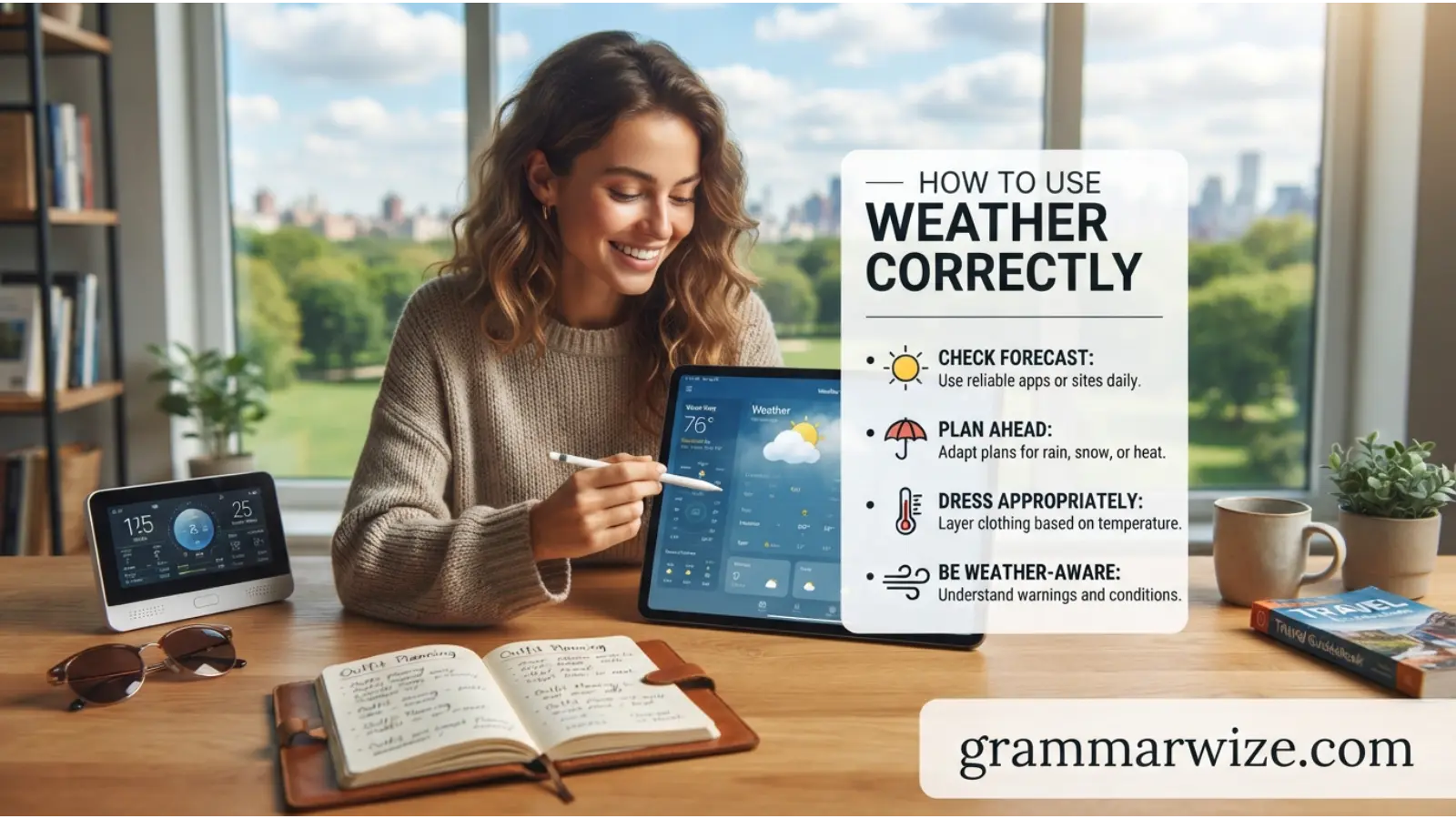 How to Use Weather Correctly