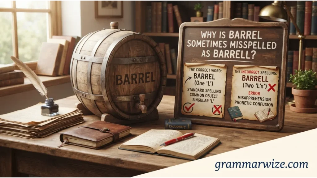 Why Is Barrel Sometimes Misspelled as Barrell?