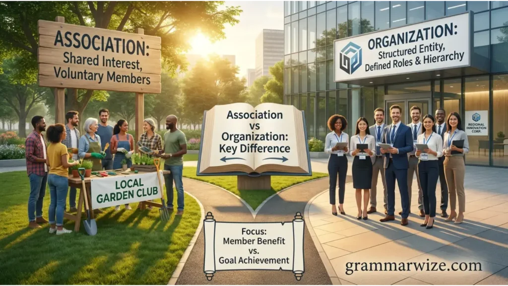 Association vs Organization: Key Difference