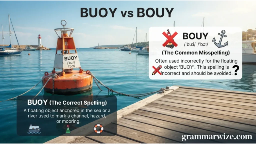 Buoy vs Bouy Comparison