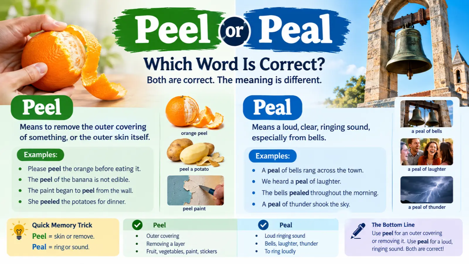 Peel or Peal