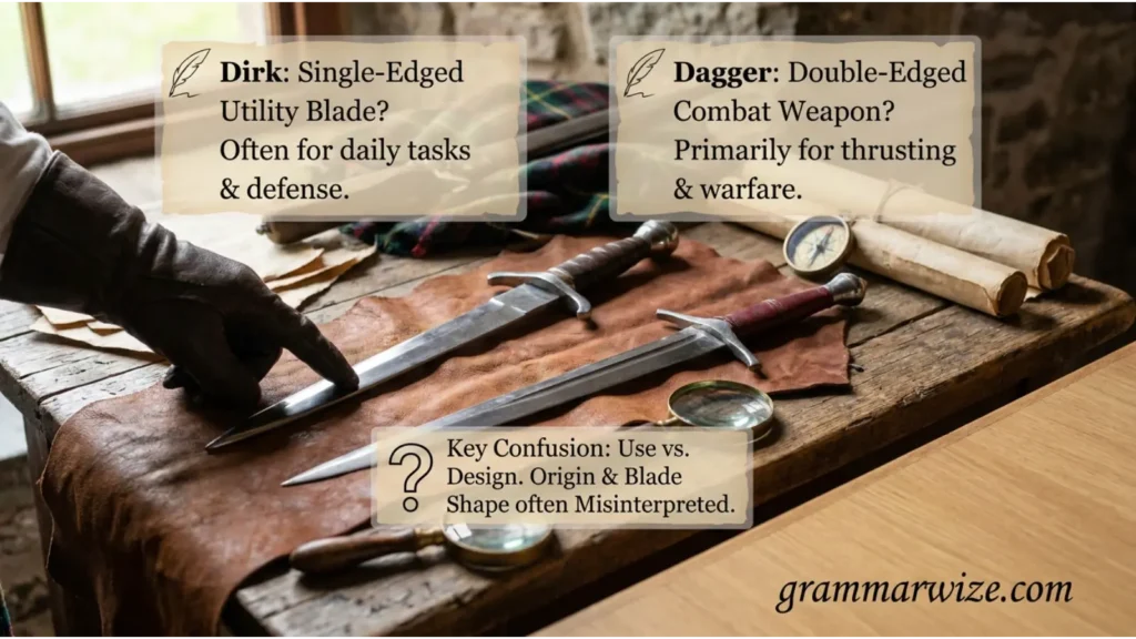 Why Do People Confuse Dirk and Dagger?