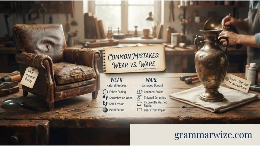 Common Mistakes With Wear and Ware