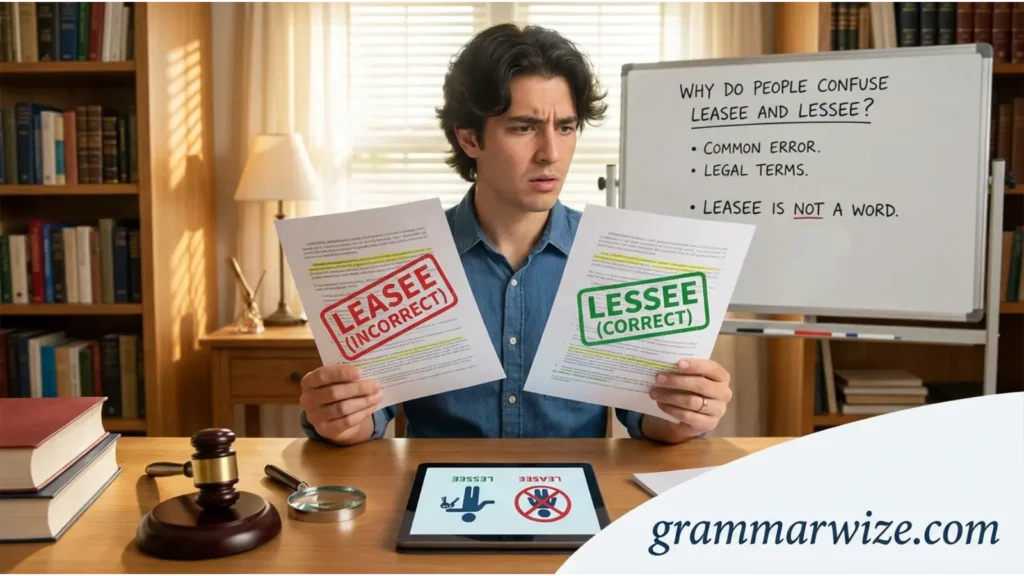 Why Do People Confuse Leasee and Lessee?