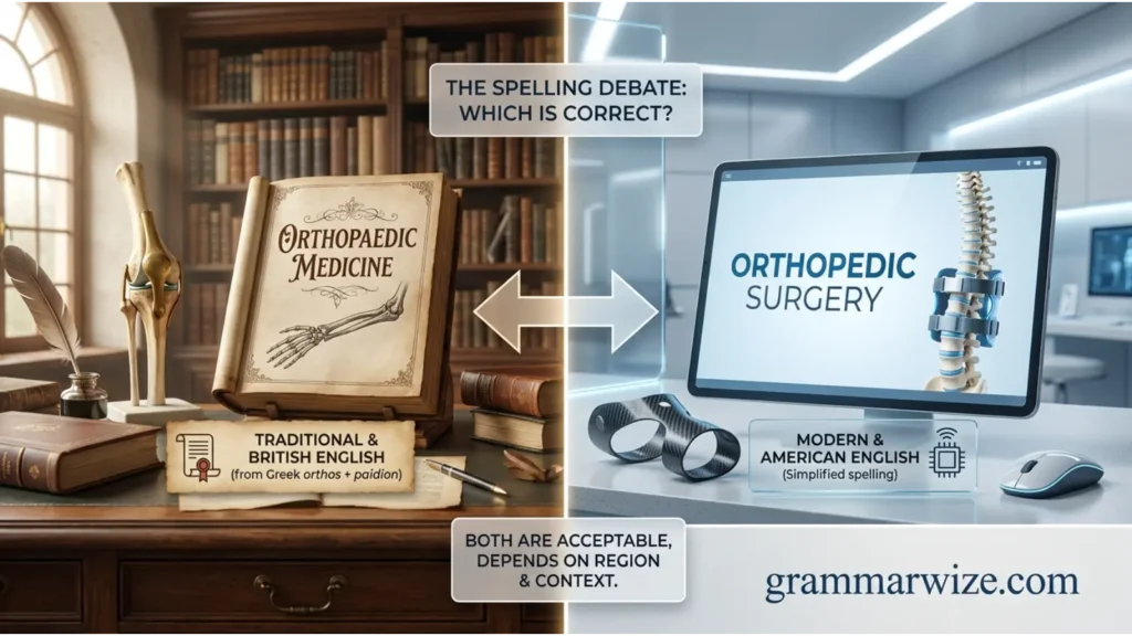 Is Orthopaedic or Orthopedic More Correct?