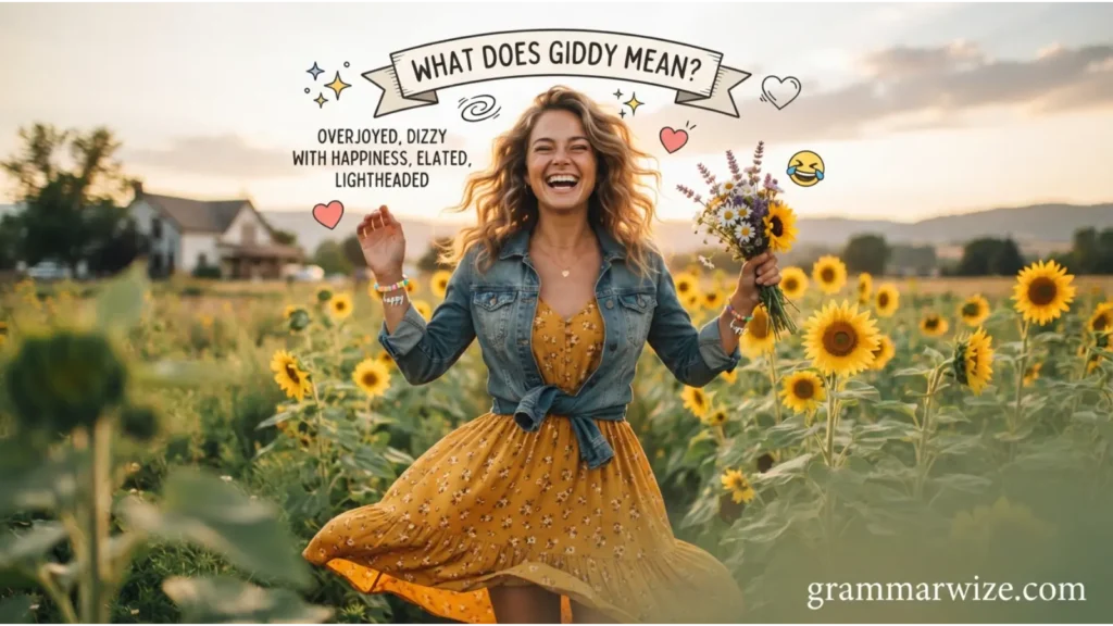 What Does Giddy Mean?