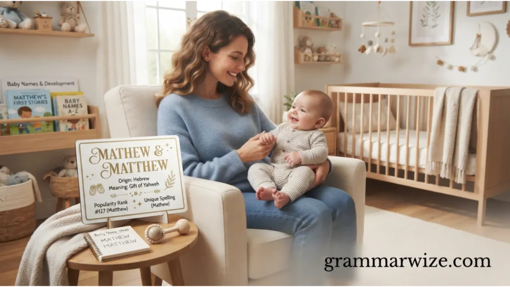 Mathew and Matthew for Baby Names