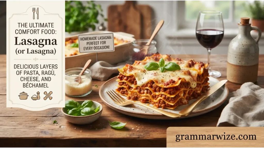 Lasagne or Lasagna for SEO