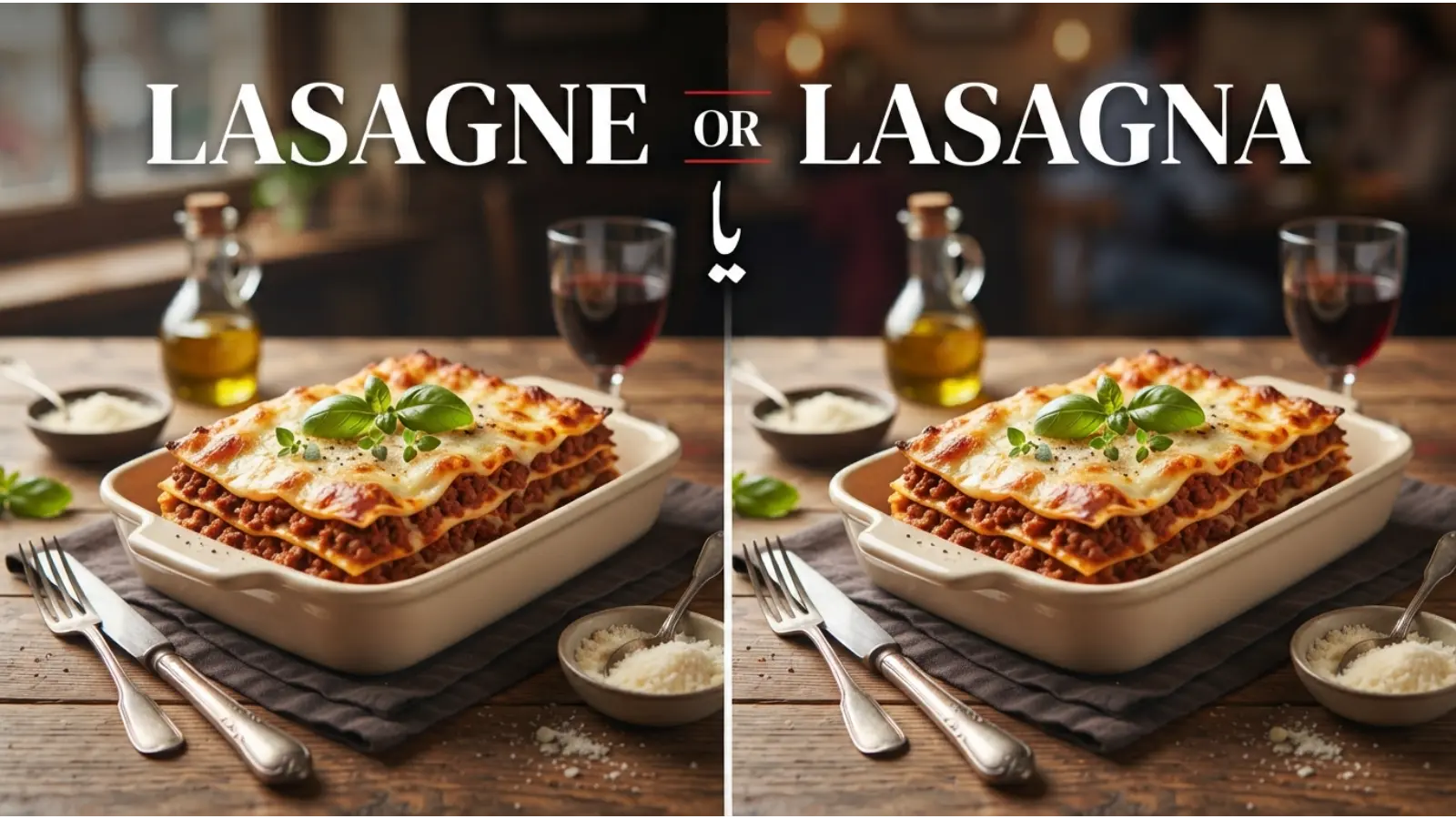 Lasagne or Lasagna