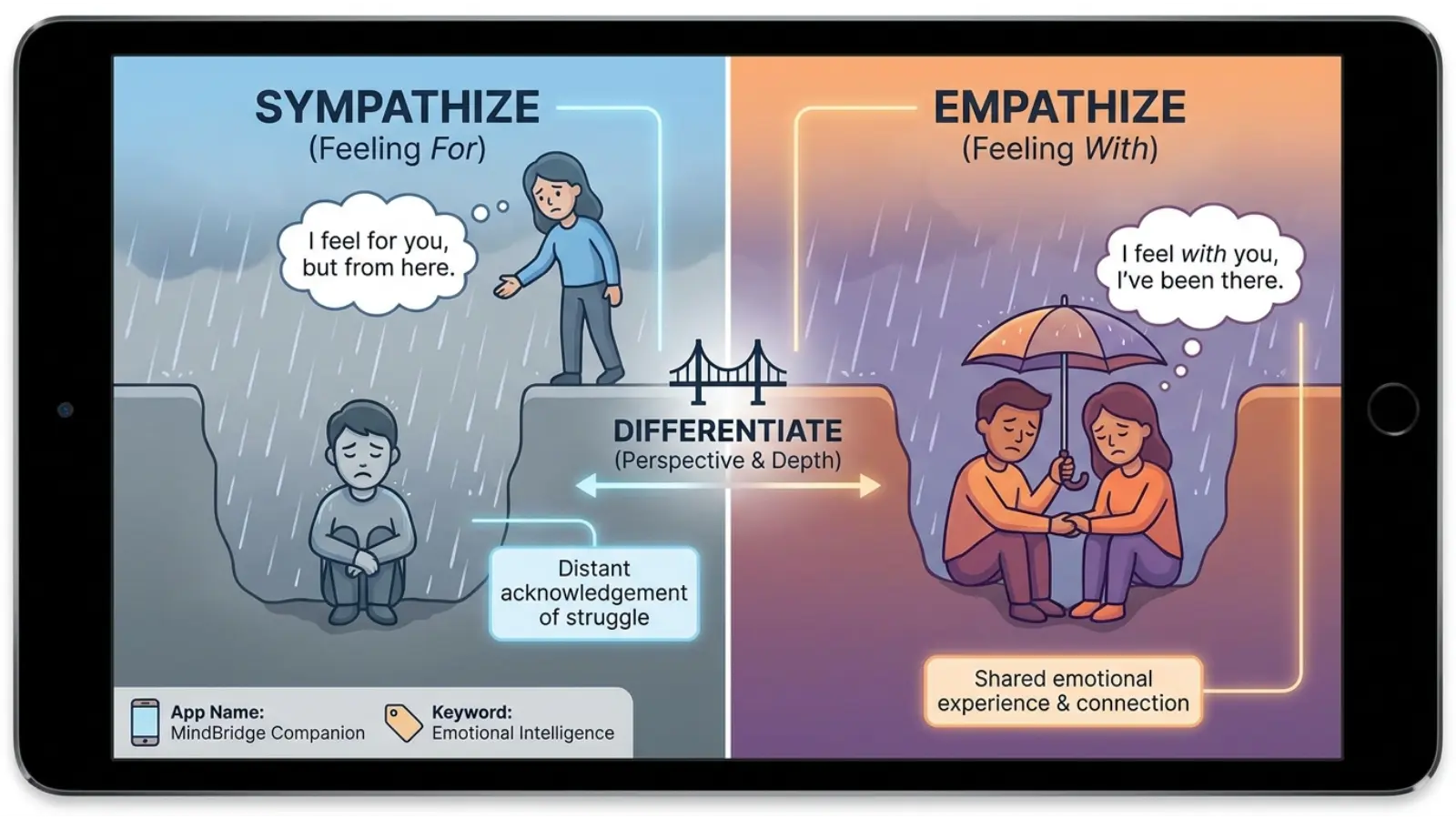 Sympathize or Empathize