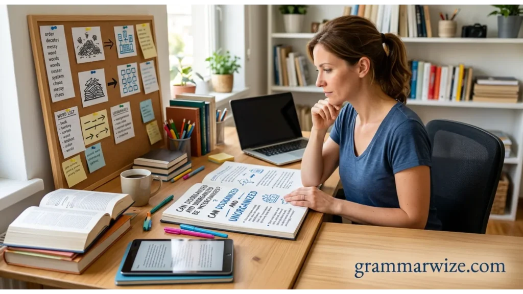 Can Disorganized and Unorganized Be Interchanged?