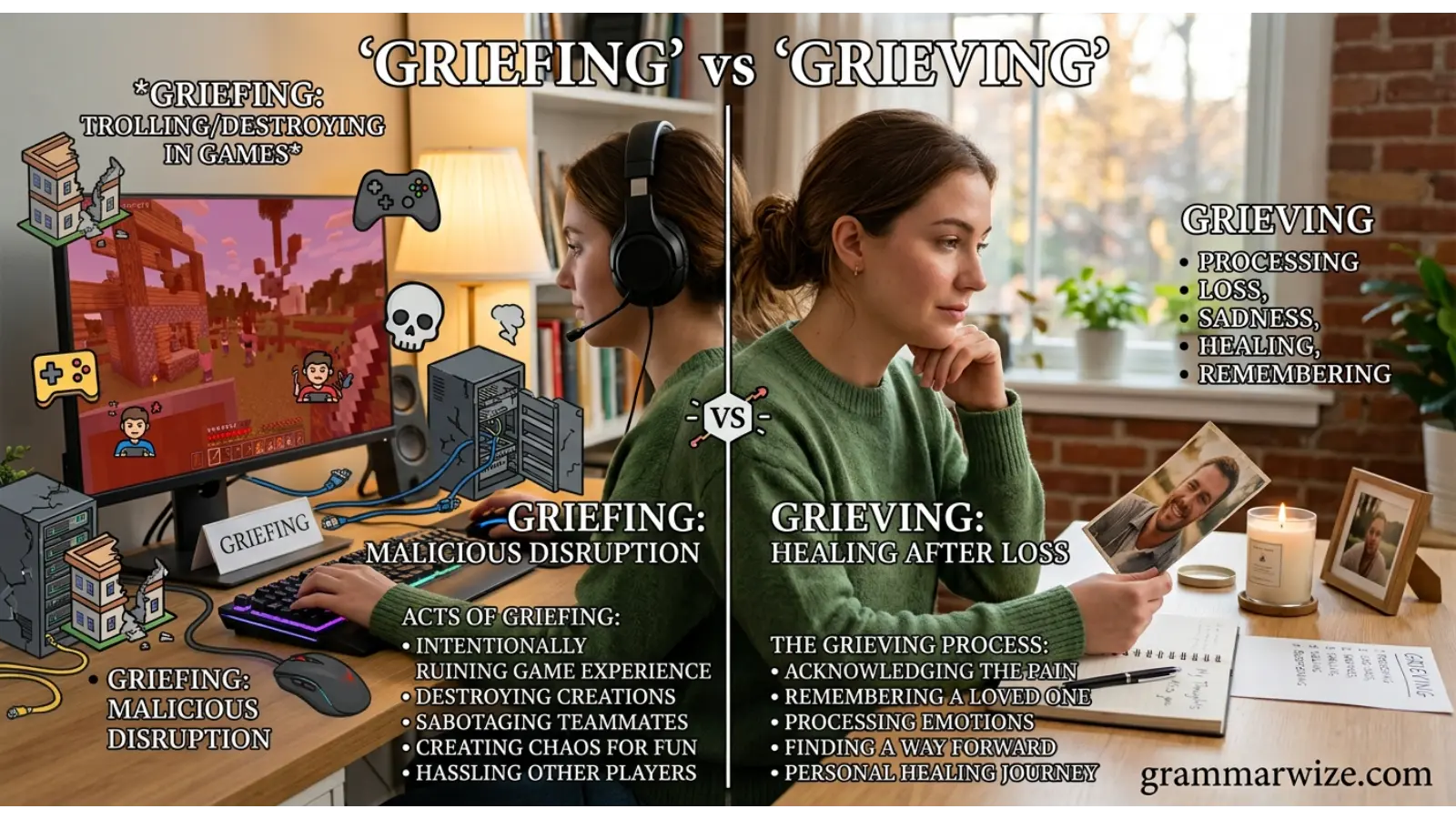 Griefing or Grieving