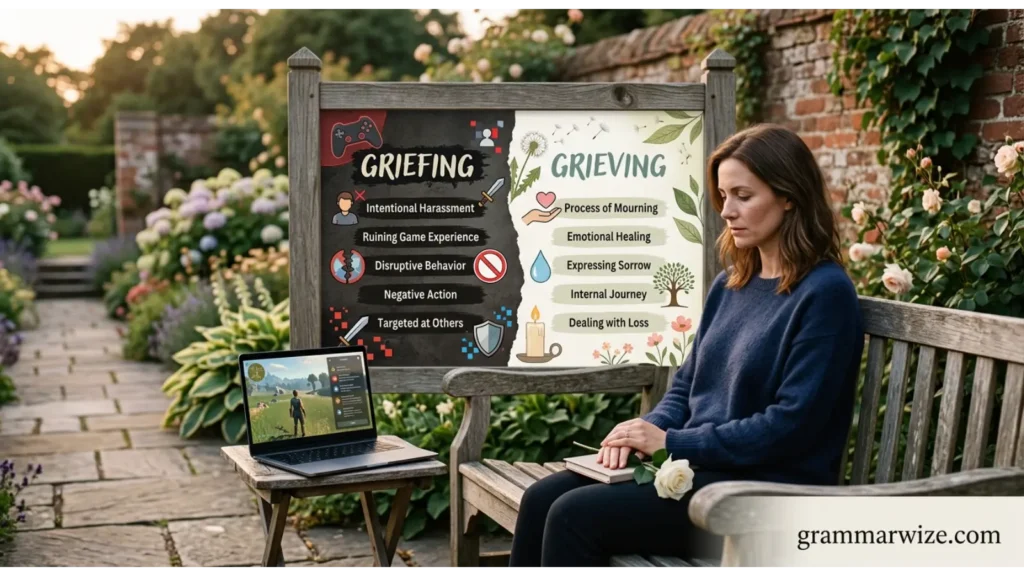 Key Differences Between Griefing and Grieving
