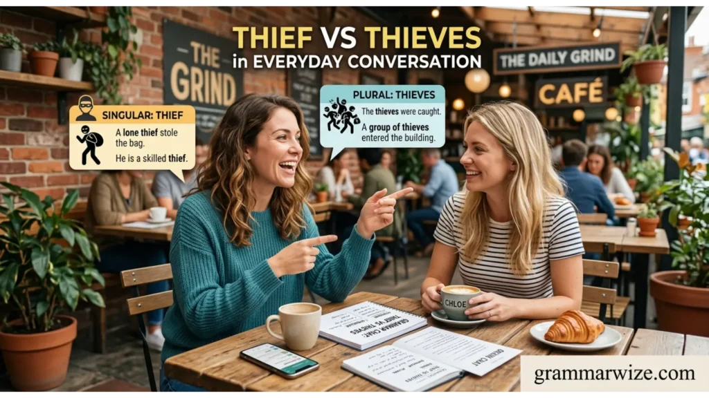 Thief vs Thieves in Everyday Conversation