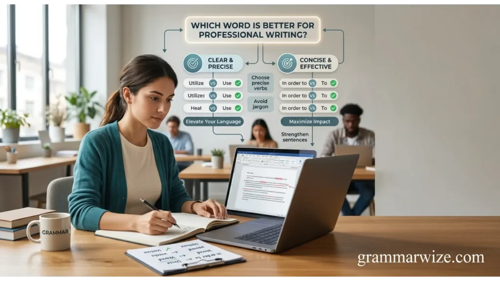Which Word Is Better for Professional Writing?