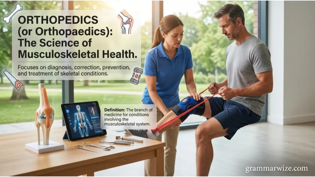 Orthopedics or Orthopaedics?