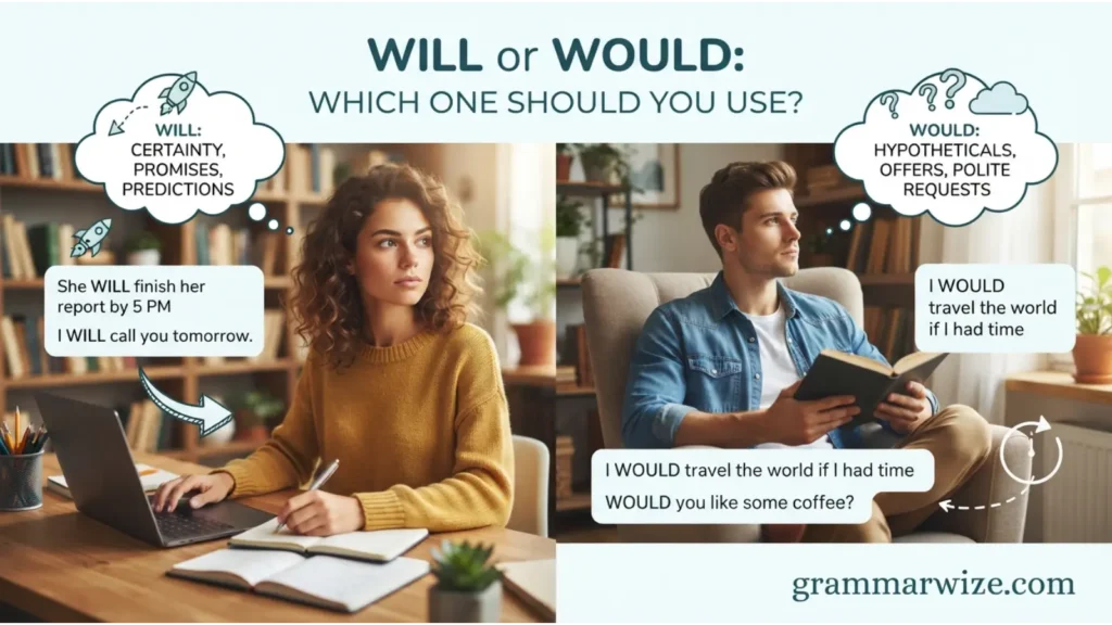 Will or Would: Which One Should You Use?